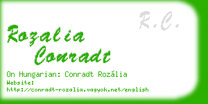 rozalia conradt business card