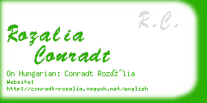 rozalia conradt business card